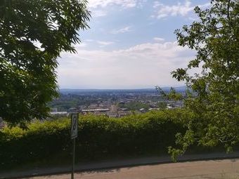 Vom Lorettoberg ein Blick Richtung Freiburg.