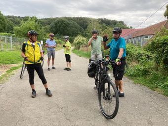 Weiter gings über die Wiehre, Waldsee, zurück nach Kirchzarten. Wir danken Roswitha und Franz für die tolle und abwechslungsreiche Radtour.
