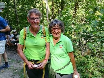 Wir danken Andrea und Christel für die tolle Tour durch das Naturschutzgebiet Wutach und Gauchachschlucht.