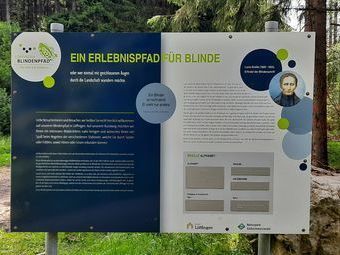 Der Blindenerlebnispfad nahe des Wildtierparks Tatzmania in Löffingen war das Ziel der diesjährigen Inklusionswanderung.